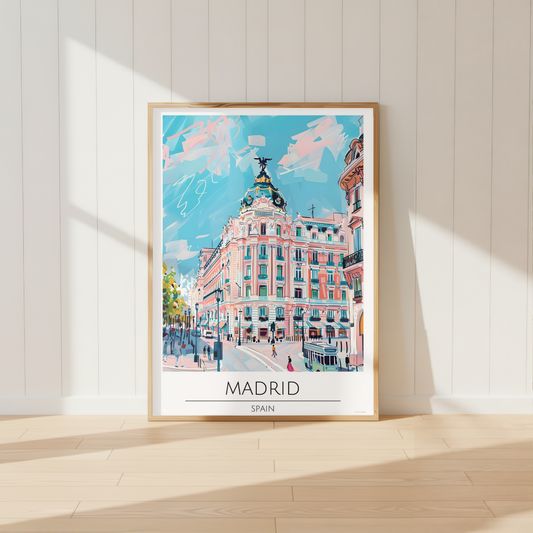 Spain - Madrid Tavel Print