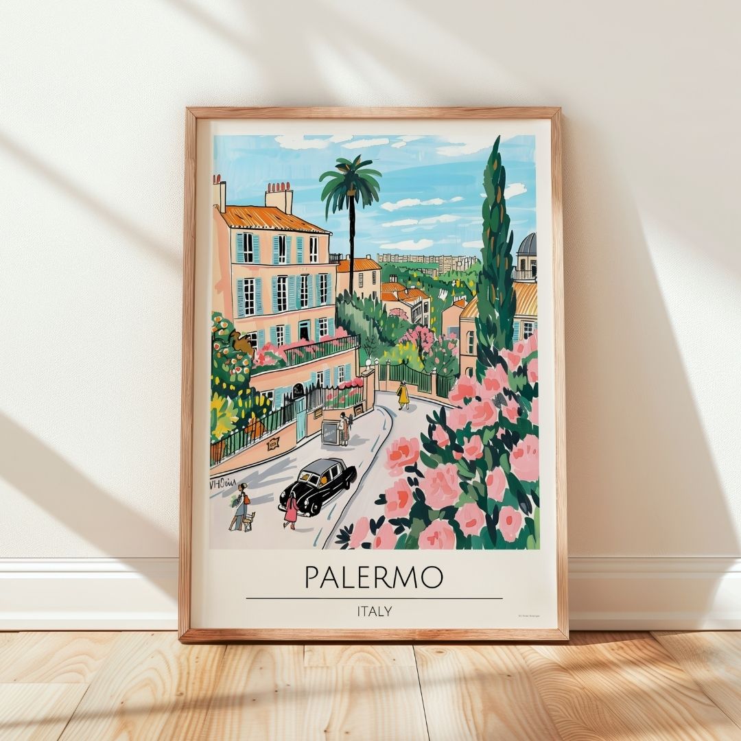 Italy - Palermo Travel Print