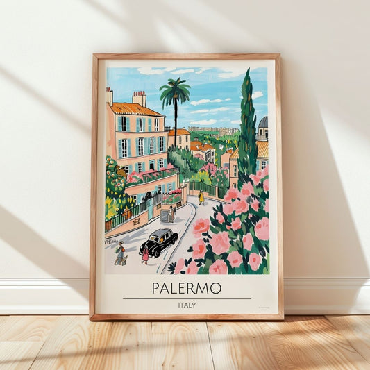 Italy - Palermo Travel Print