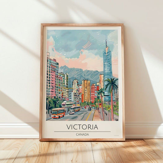 Canada, Victoria Travel Print