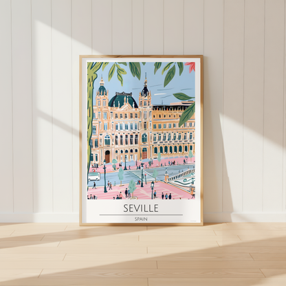 Spain - Seville Tavel Print