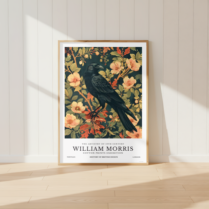 William Morris Raven Print