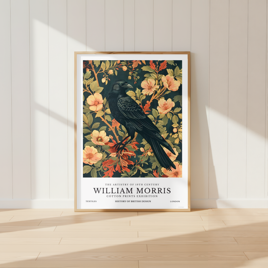 William Morris Raven Print