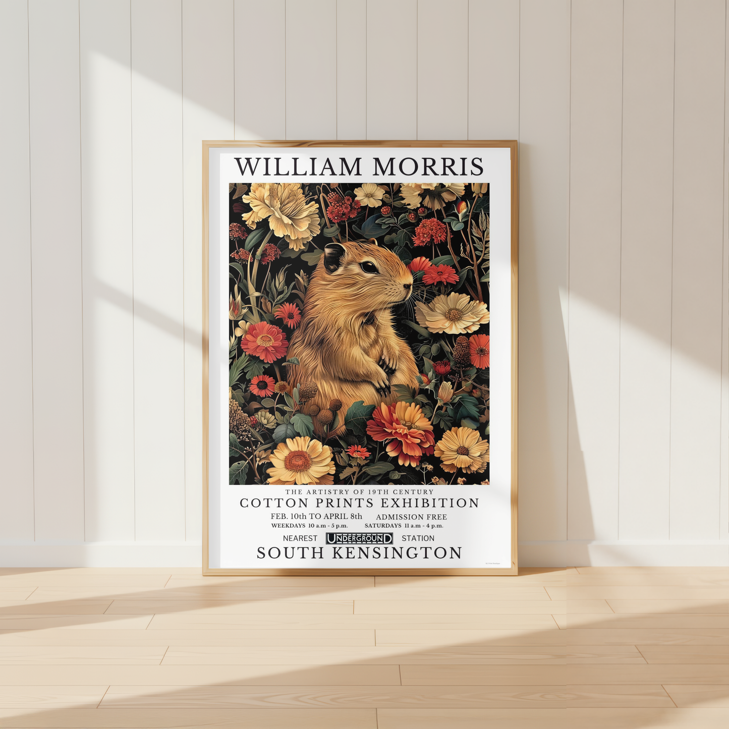 William Morris Prairie Dog Poster / Art Exhibition Print