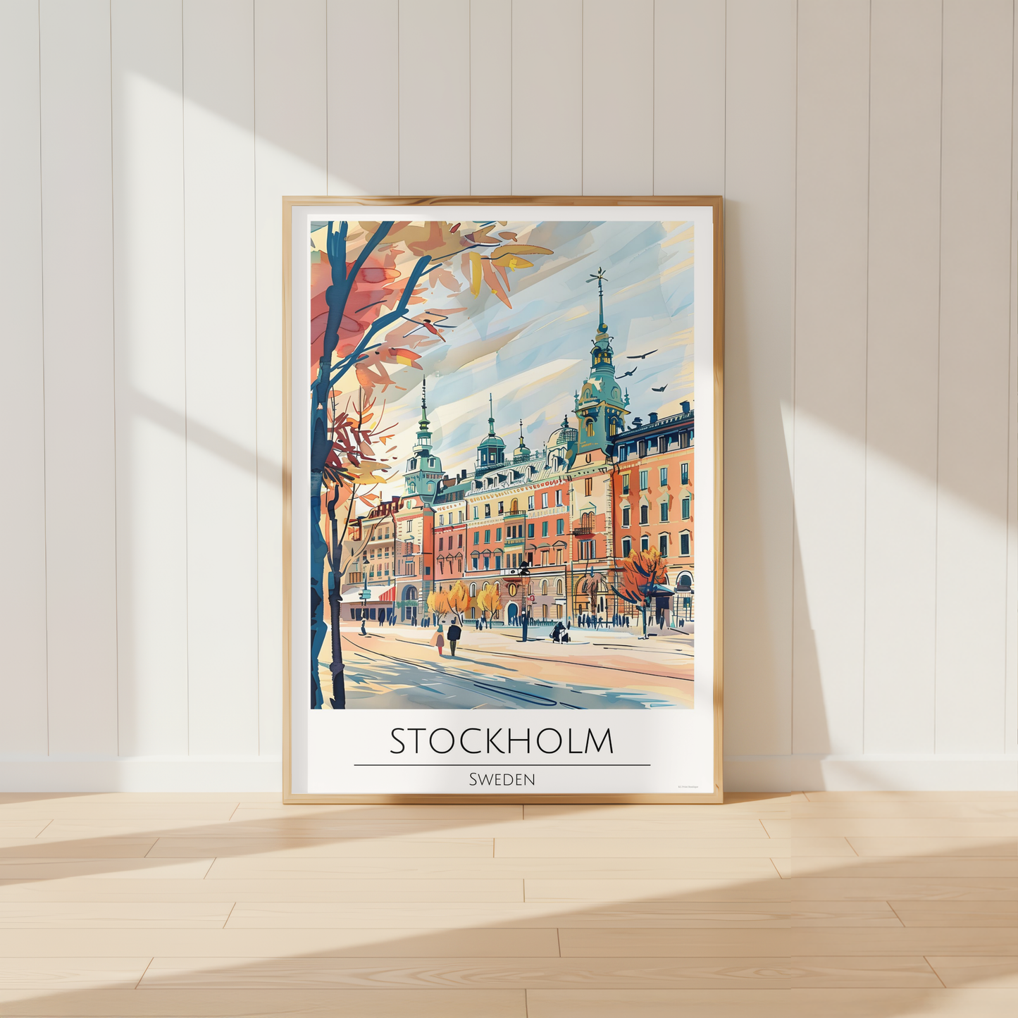 Stockholm Sweden Travel Print