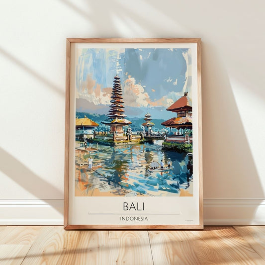 Indonesia, Bali Travel Print