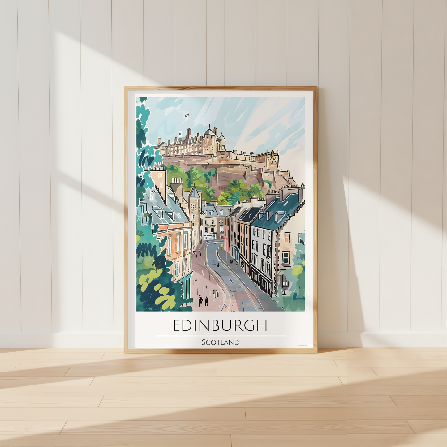 Scotland - Edinburgh Travel Print