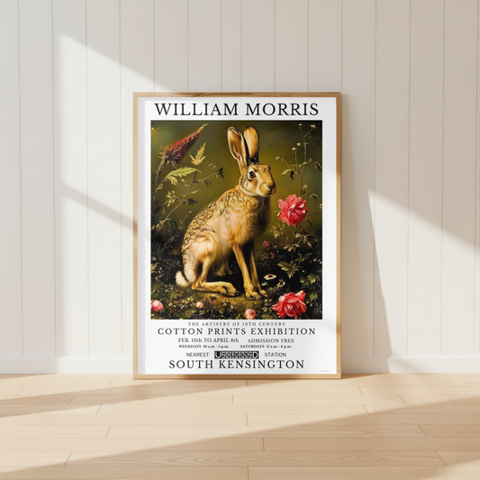 William Morris Hare Poster / Art Exhibition Print