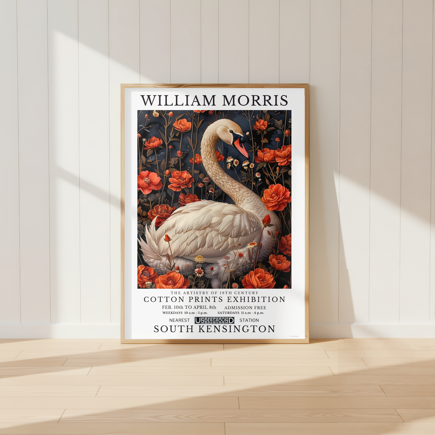 William Morris Swan Print