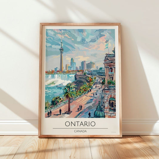 Canada - Ontario Travel Print Poster