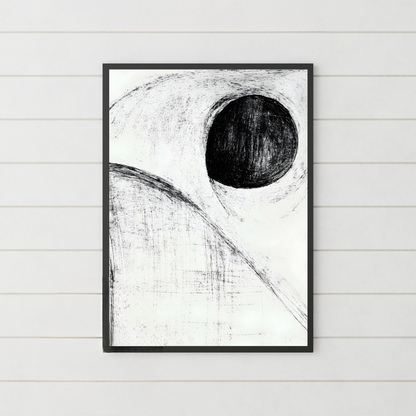 Set of 3 Dark Modern Circles
