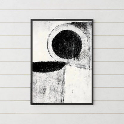 Set of 3 Dark Modern Circles