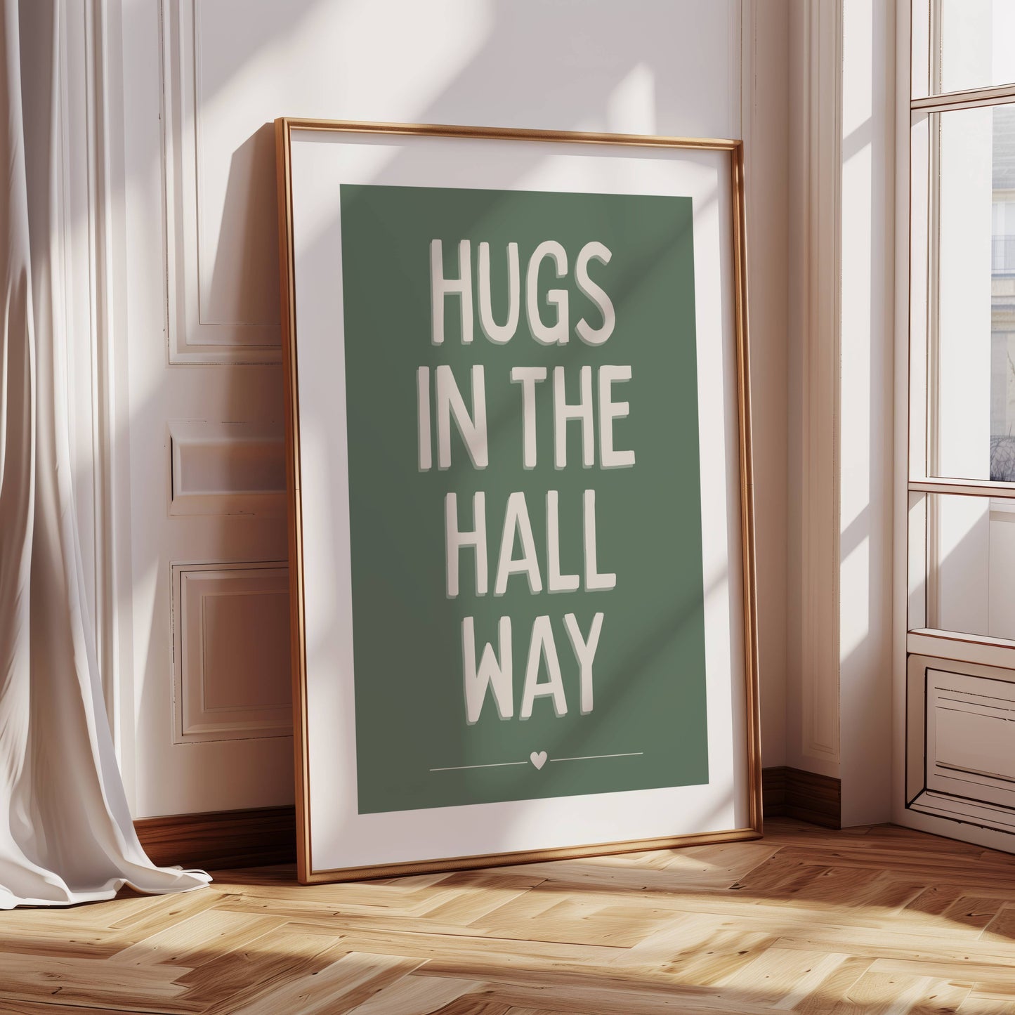 Hugs In The Hall Way - Green