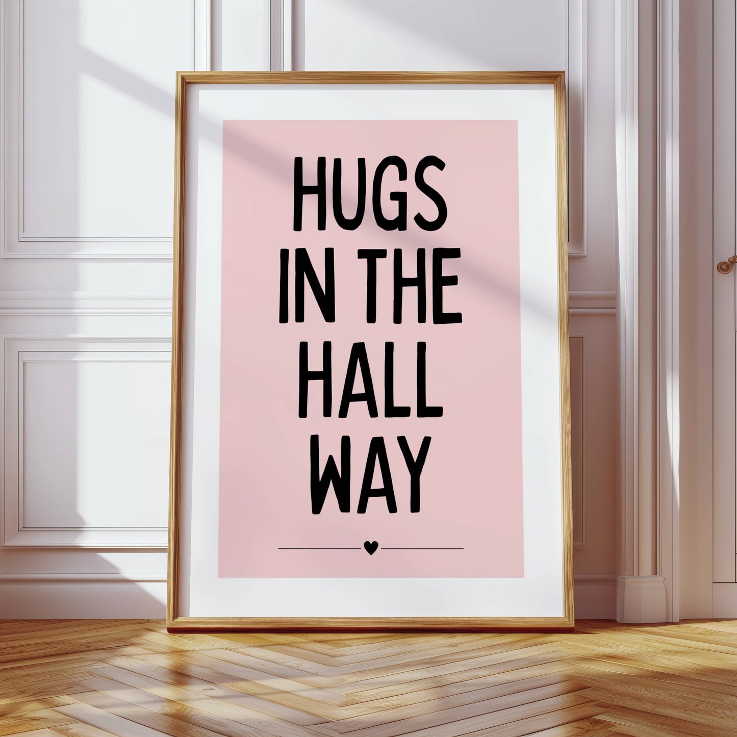 Hugs In The Hall Way - Pink