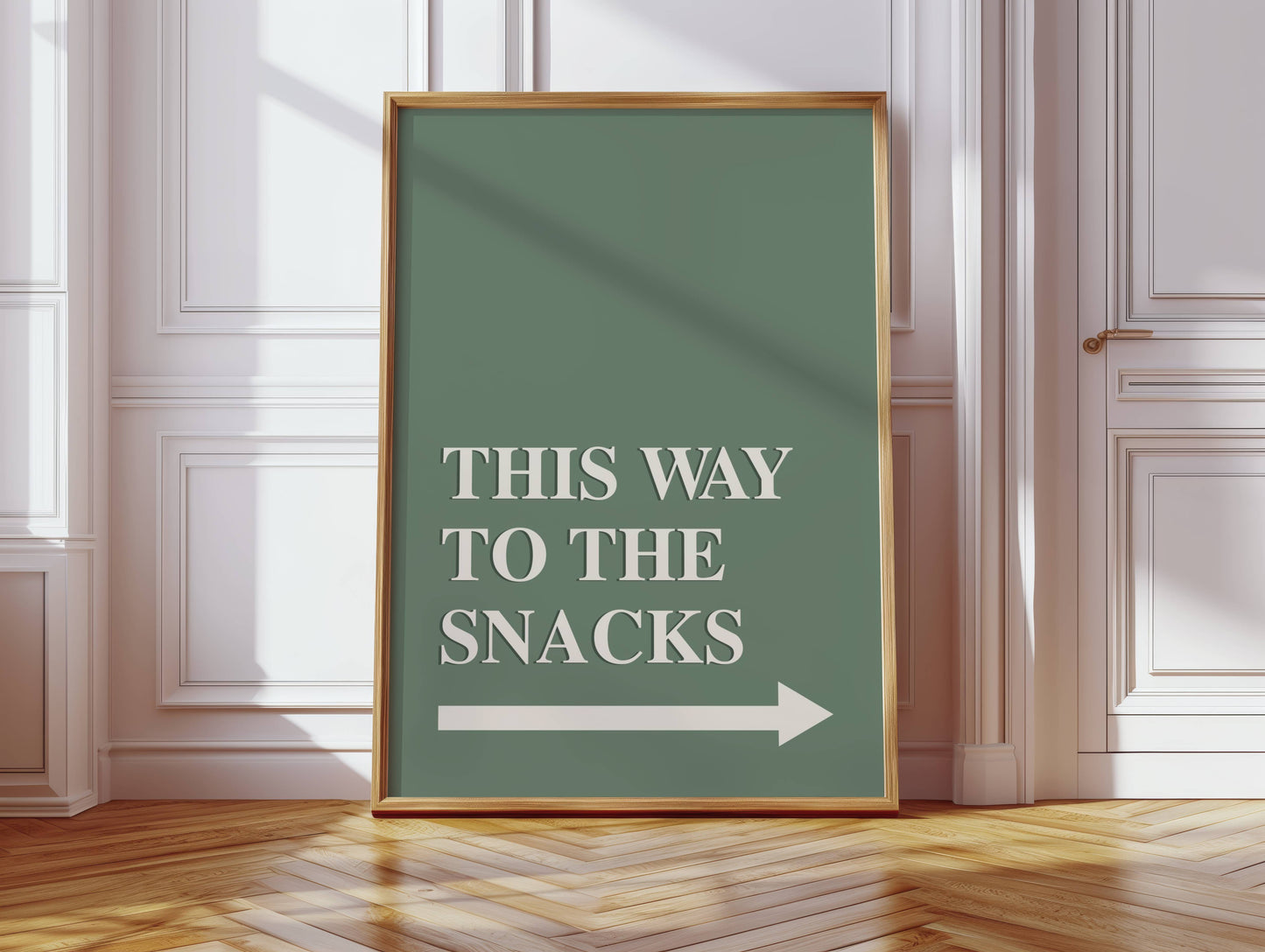 This Way to the Snacks Home Decor