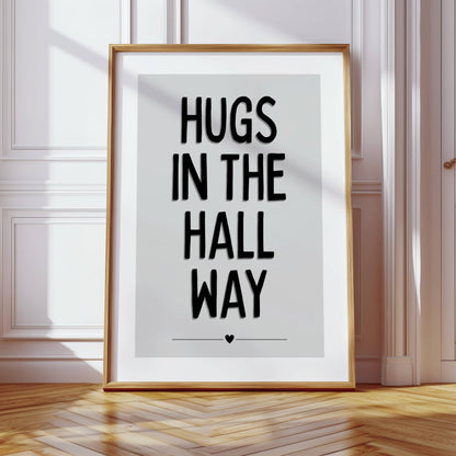 Hugs In The Hall Way - Grey