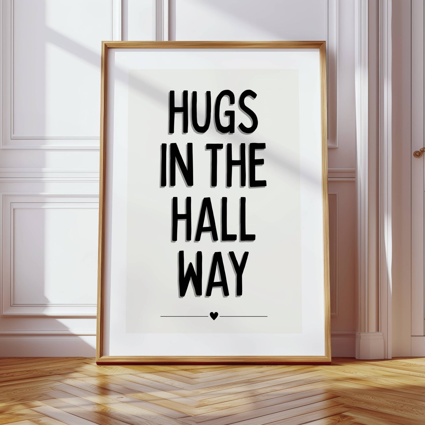 Hugs In The Hall Way - Biege