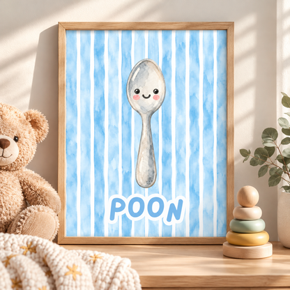 Personalised Toddler Words Print
