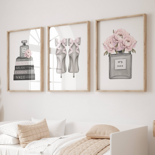 Set of 3 Coquette Pretty Prints