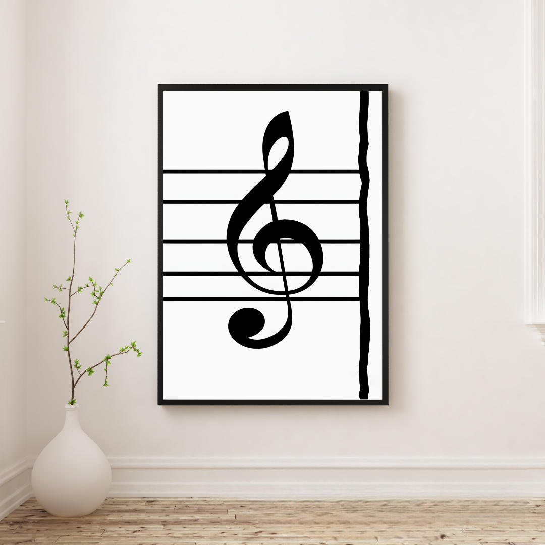 Set of 3 Dark Modern Musical Instruments