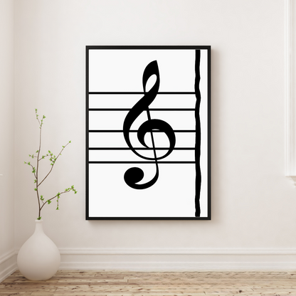 Set of 3 Dark Modern Musical Instruments