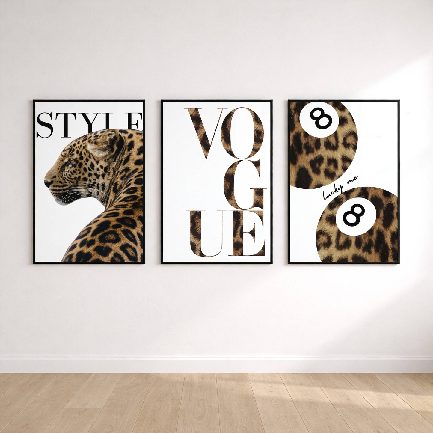 Set of 3 Leopard Prints