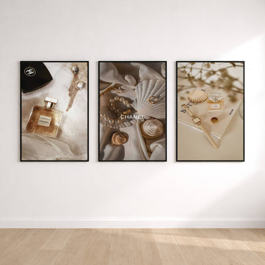 Set of 3 Stylish Fashion Feminine Prints