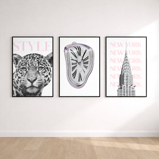 Set of 3 Leopard Prints