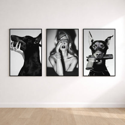 Set of 3 Luxury Fashion Designer Prints