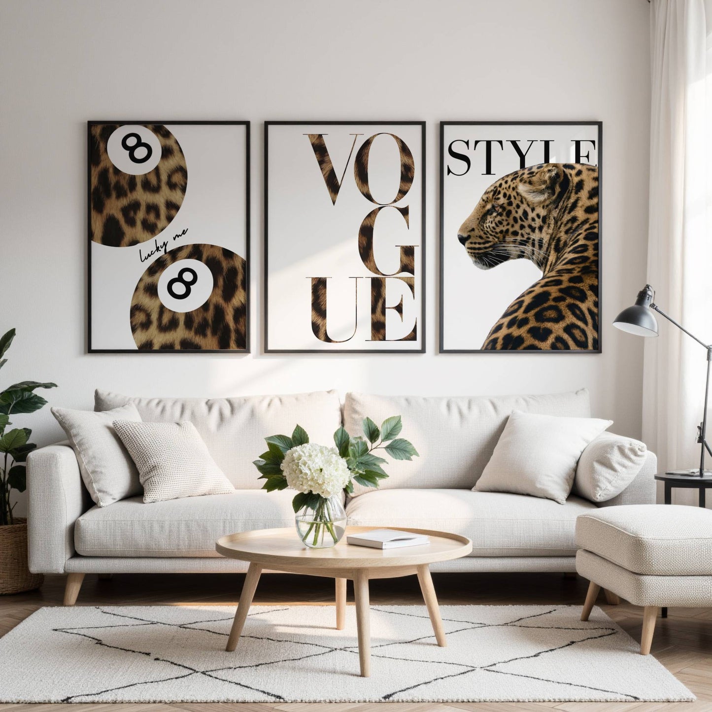 Set of 3 Leopard Prints