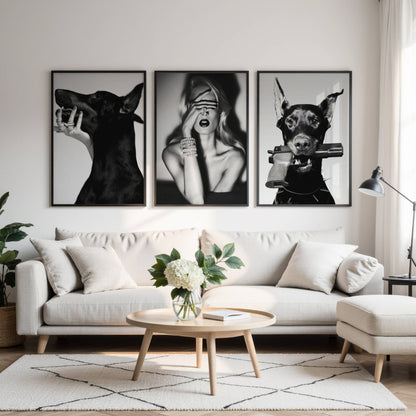 Set of 3 Luxury Fashion Designer Prints