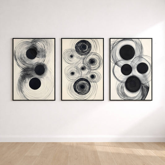 Set of 3 Abstract Gallery Wall