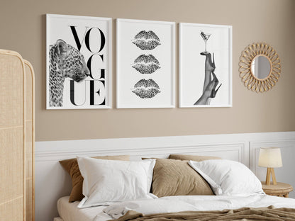 Set of 3 Leopard Prints