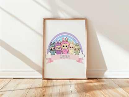 Personalised Labubu Doll Prints