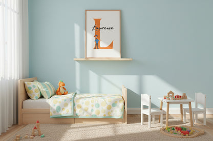 Childrens Personalised Blippi Print